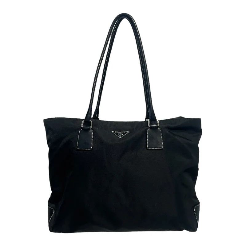 PRADA/Tote Bag/OS/Nylon/BLK/TESSUTO BOWLING BAG