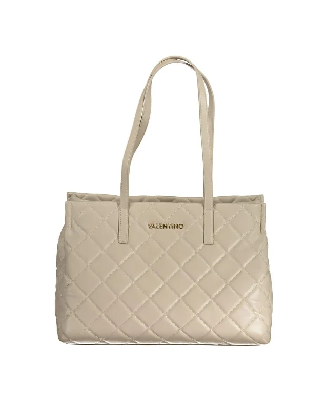 Valentino Bags Polyethylene Handbag with Shoulder Handles and Zip Closure