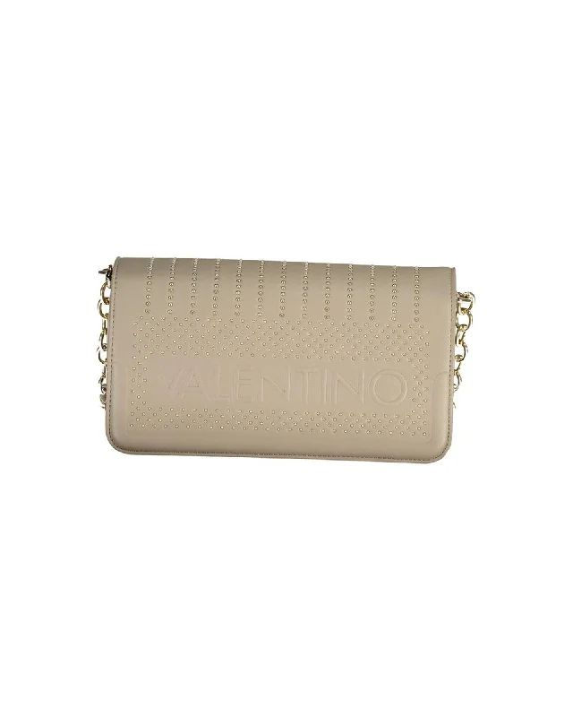 Valentino Bags  Rockstud Shoulder Bag Beige