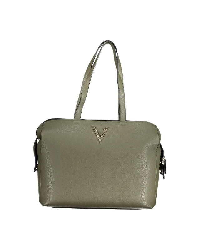 Valentino Bags Polyethylene Handbag with Shoulder Handles and Internal Pocket