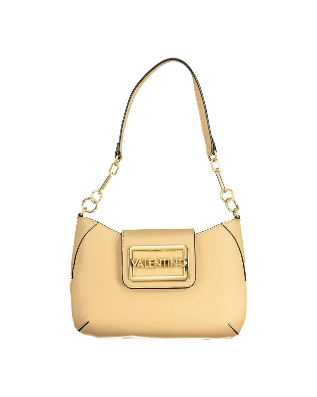 Valentino Bags  Rockstud Shoulder Bag in Beige