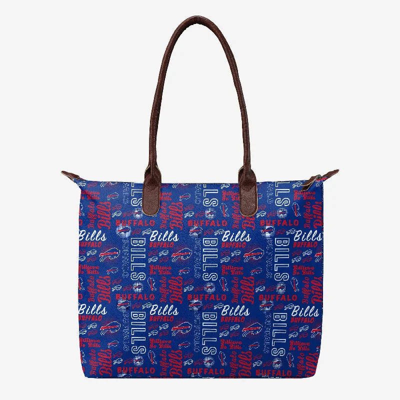 Buffalo Bills Spirited Style Printed Collection Tote Bag