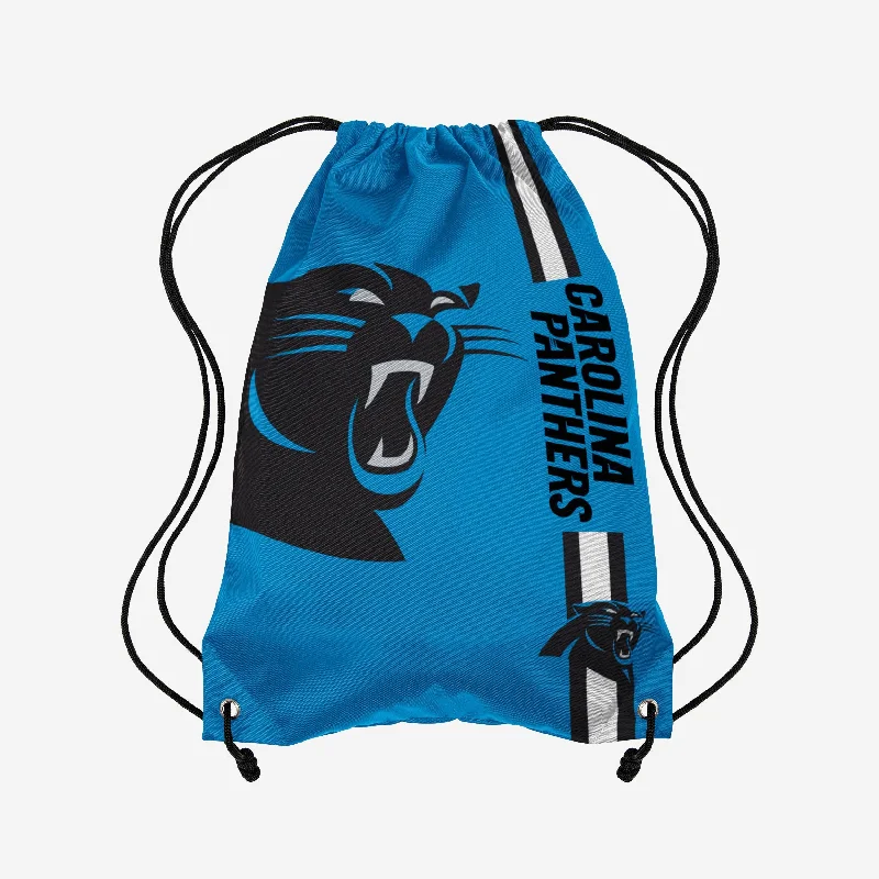 Carolina Panthers Blue Alternate Color Big Logo Drawstring Backpack