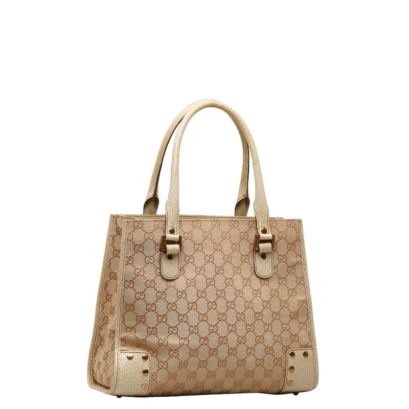 Gucci GG Monogram Canvas Tote Handbag 124260 Women's