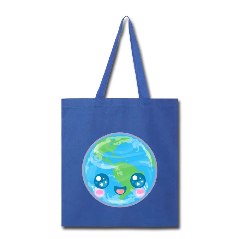 Kawaii Earth Tote Bag