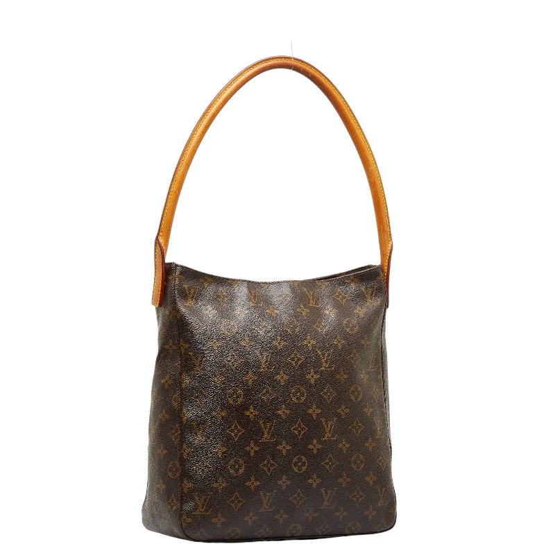 Louis Vuitton Monogram Looping GM Shoulder Bag Handbag M51145 Brown