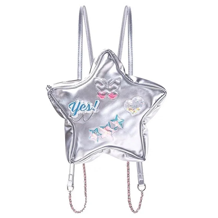 Y2K Aesthetic Star-Shaped Backpack