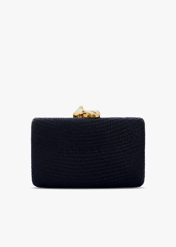 Jen clutch with white Stone