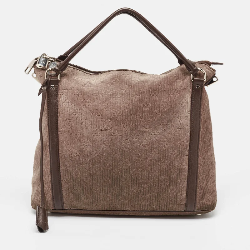 Louis Vuitton Monogram Antheia Suede Ixia Mm Bag