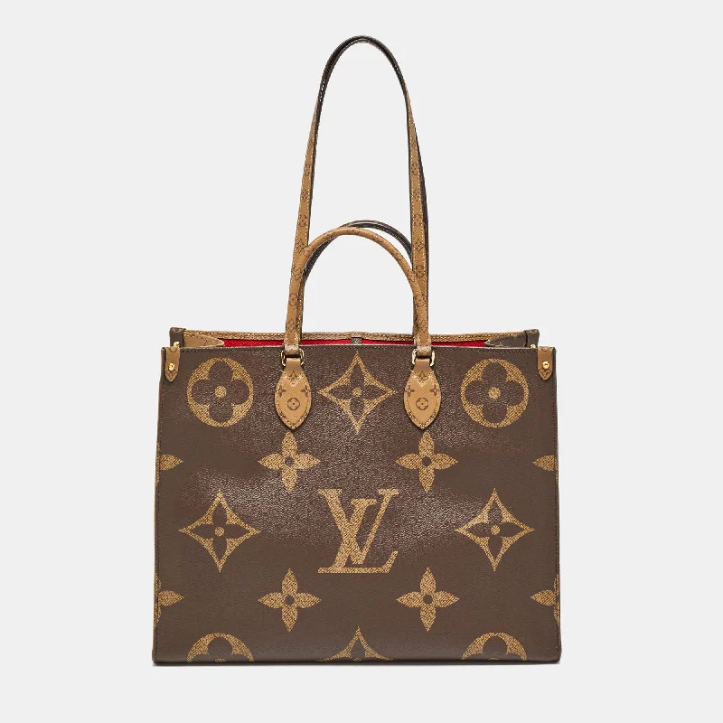 Louis Vuitton Monogram Reverse Giant Canvas Onthego Gm Bag