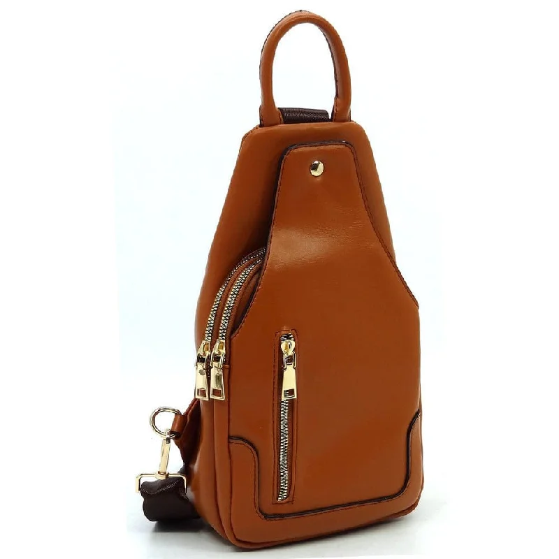 AD2766 Vegan Leather Fashion Sling Bag