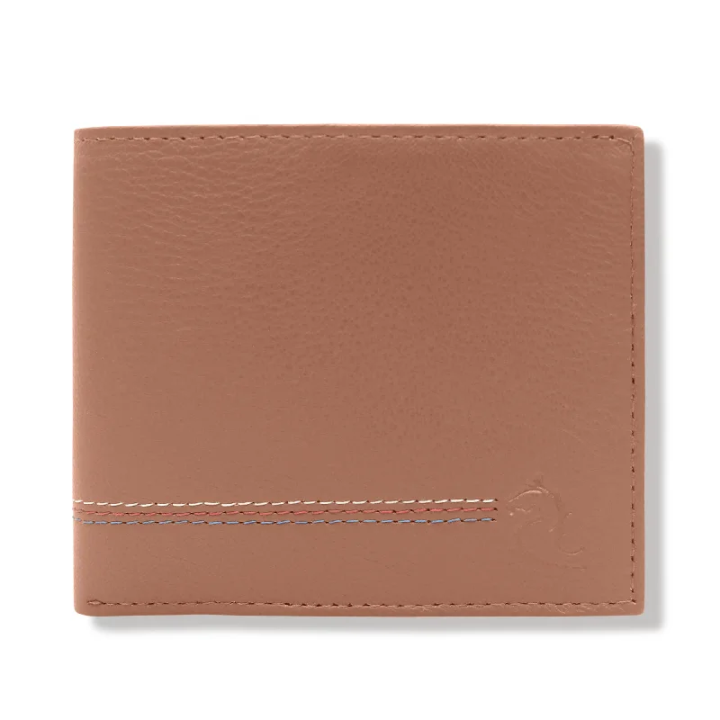 13094 Tan Bifold Leather Wallet