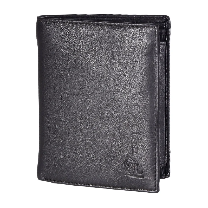 14027 Brown Vertical Bifold Wallet