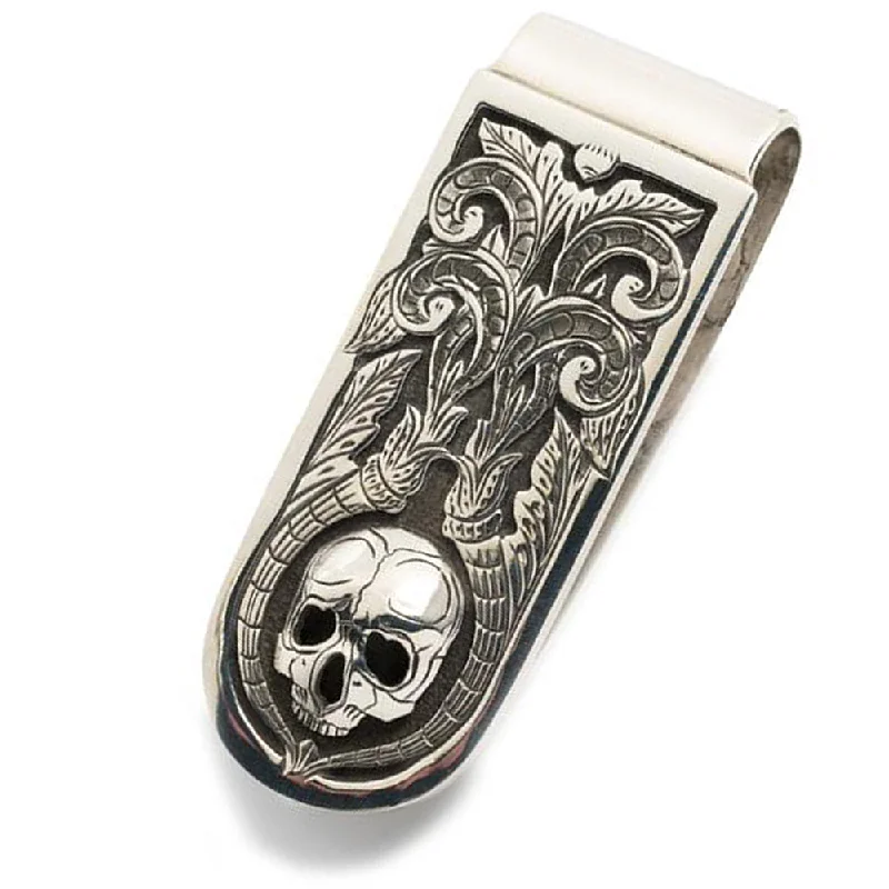 Richard Stump Silver Skull Money Clip