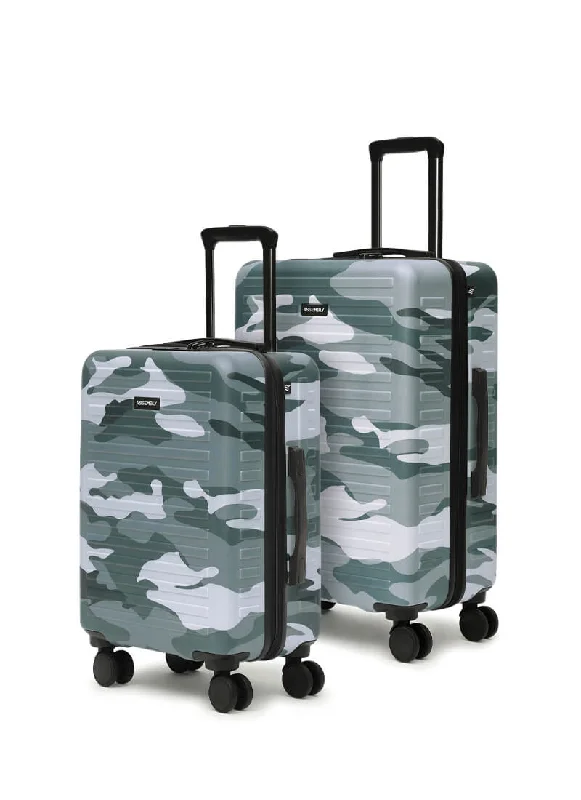 Stark Combo | Camo Green | Cabin+Medium Luggage