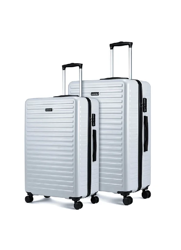 Stark Combo | Silver | Medium+Large Hard Luggage