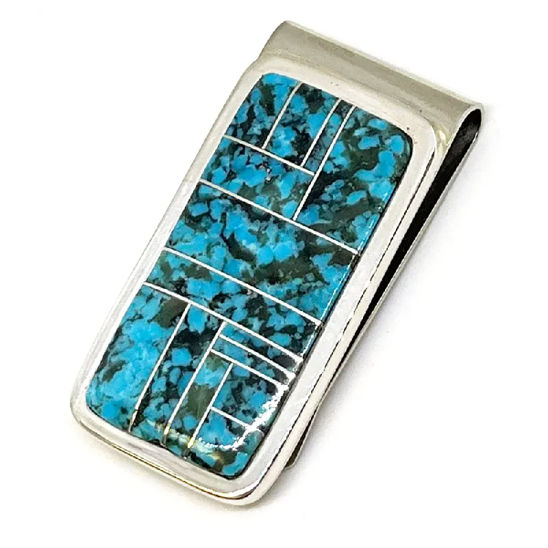 B G Mudd Turquoise Money Clip