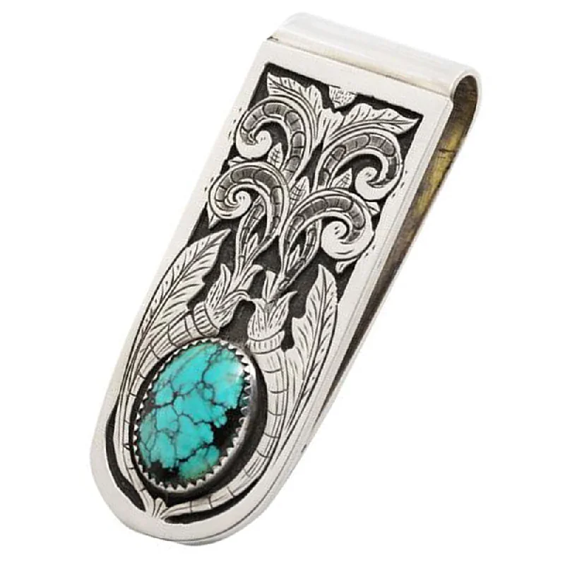 Richard Stump Turquoise Money Clip