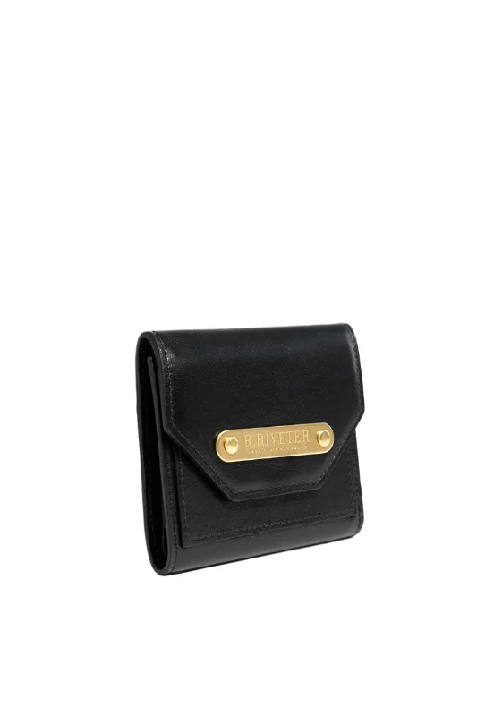 1964 Mini Wallet | Premium Black Leather