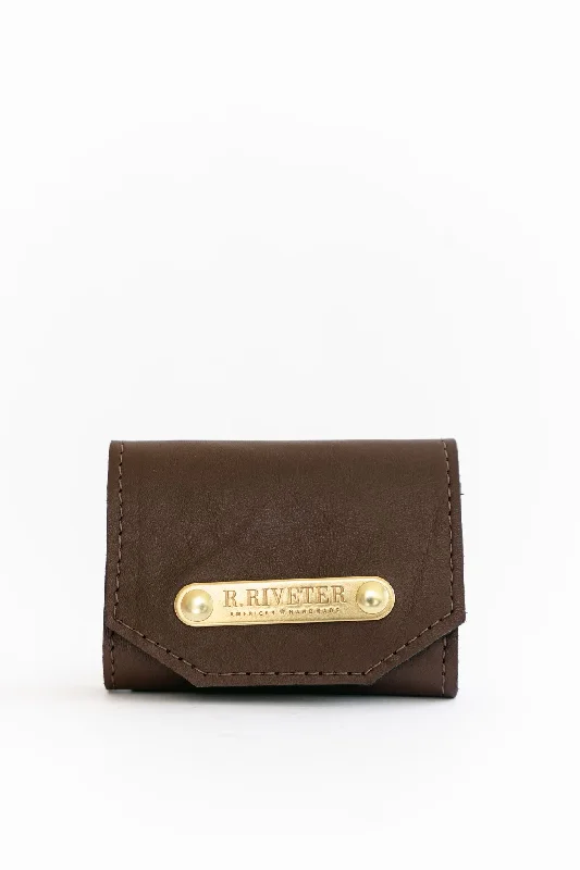 1973 Mini Wallet | Signature Brown Leather