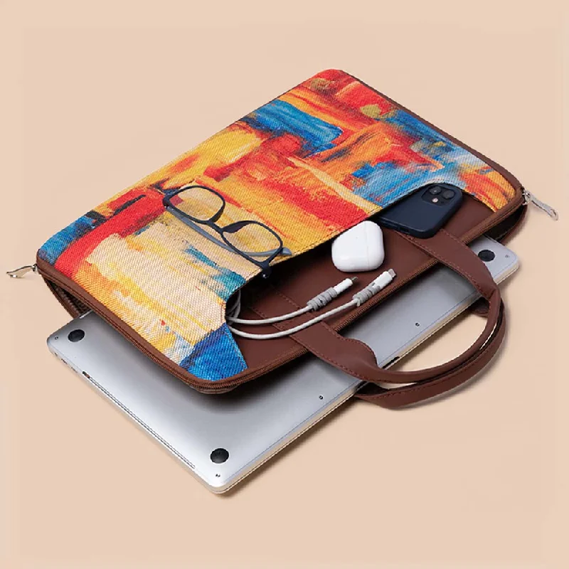 Abstract Amaze L-Zippered Laptop Sleeve