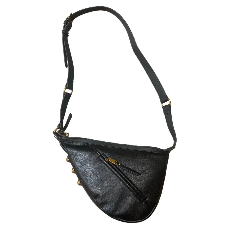 Black Saddle Crossbody