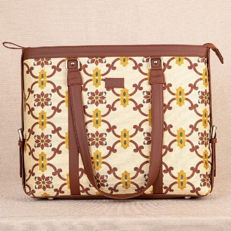 Chandra Mahal Raj Gadi Motif Women's Office Bag