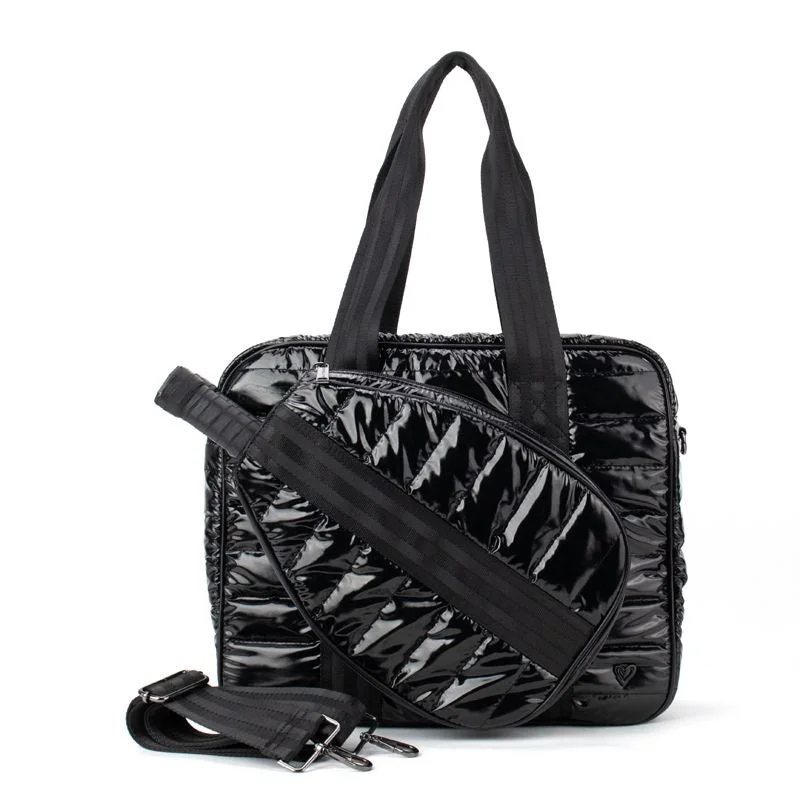 NEW: Pickleball Sport Bag - Monocromatic Black - a preneLOVE exclusive (Ships Mid Nov)