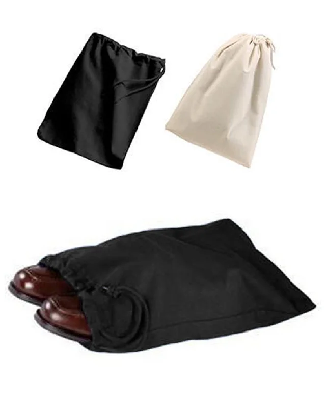 Discounted Cotton Shoe Bags / Value Drawstring bags