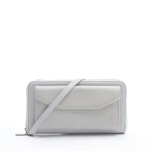 Frances Zip Around Wallet - Grey