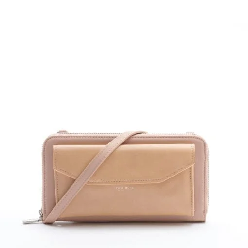 Frances Zip Around Wallet - Tan