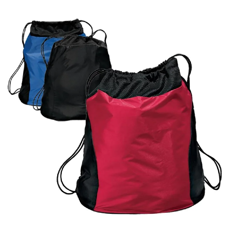 Two-Tone Cinch Pack / Drawstring Backpack. BPK212